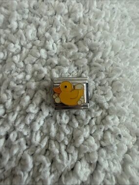 Yellow Duck - Italian Charm Bracelet Charm